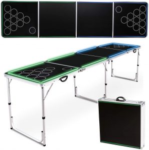 8FT Portable Flip Cup Table