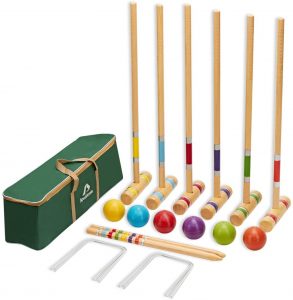 ApudArmis Six Player Croquet Set