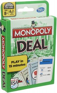 Monopoly Card Deck Game By Hasbro