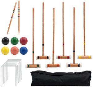 Six-Player Deluxe Croquet Set