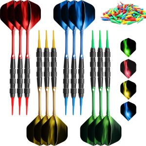 Details about   12Pcs Soft Tip Darts With 36pcs Extra Tips Plastic Points Needle Electronic Dart 