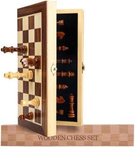 Wooden Magnetic Chess Set