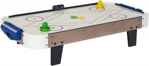 Amazon Basics Tabletop Air Hockey Table with LED Scorer