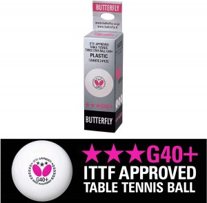 Butterfly G40+ Table Tennis Balls