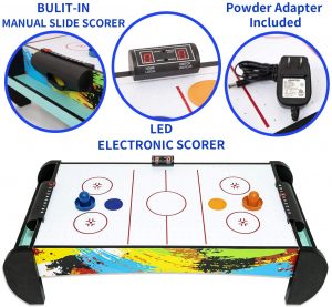 Electronic Air Hockey Table for Kids