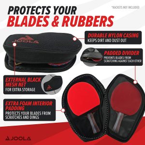 Joola Vision Double Padded Ping Pong Case
