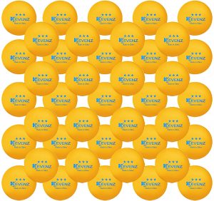 KEVENZ 60-Pack 3 Star Ping Pong Balls