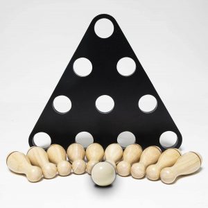 Shuffleboard Wooden Bowling Pin Set