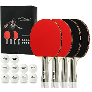 Upstreet Ping Pong Paddle Set