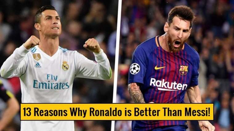 ronaldo is better than messi