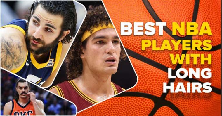 best nba players with long hairs
