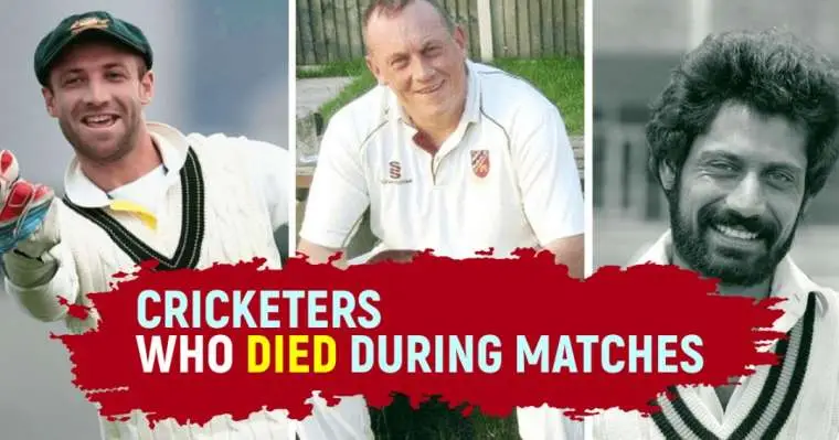 cricketers who died during matches