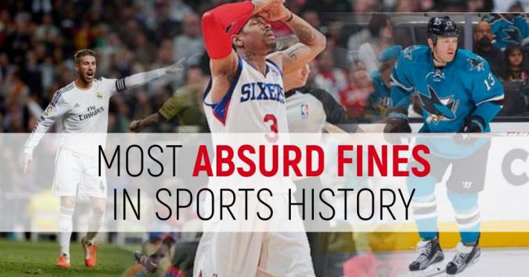 most absurd fines in sports history