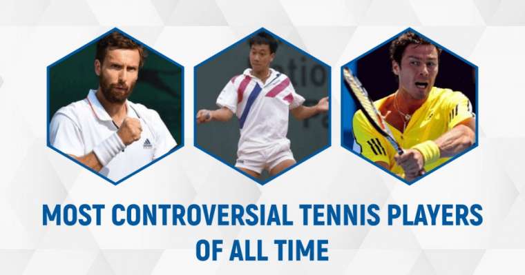 Featuring three players in the featured photo of most controversial tennis players blog