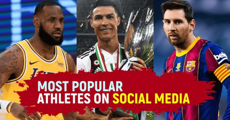 most popular athletes on social media