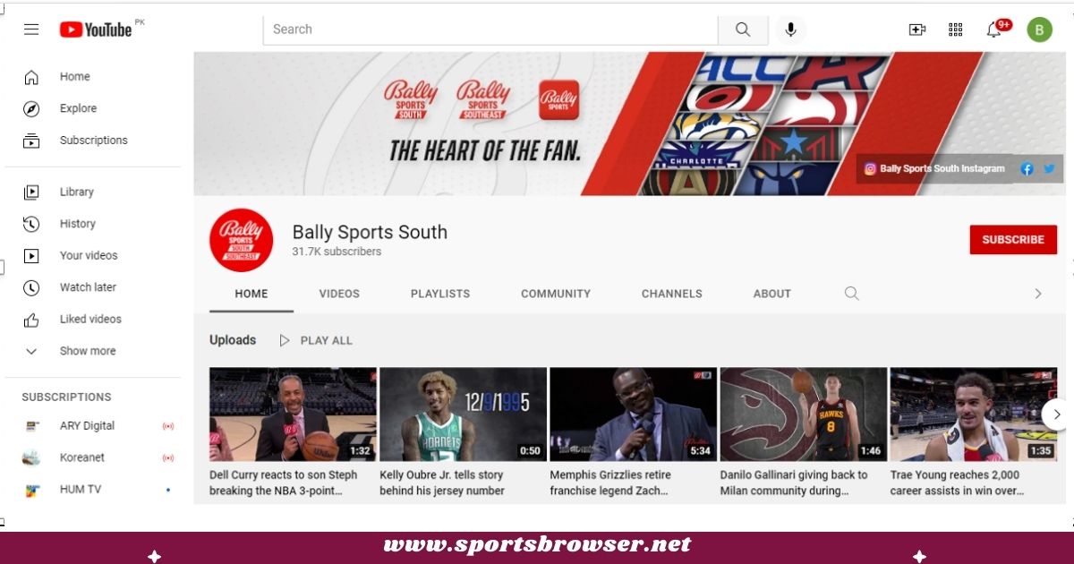Add FOX Sports/Fox Sports GO (Bally Sports) App on YouTube TV
