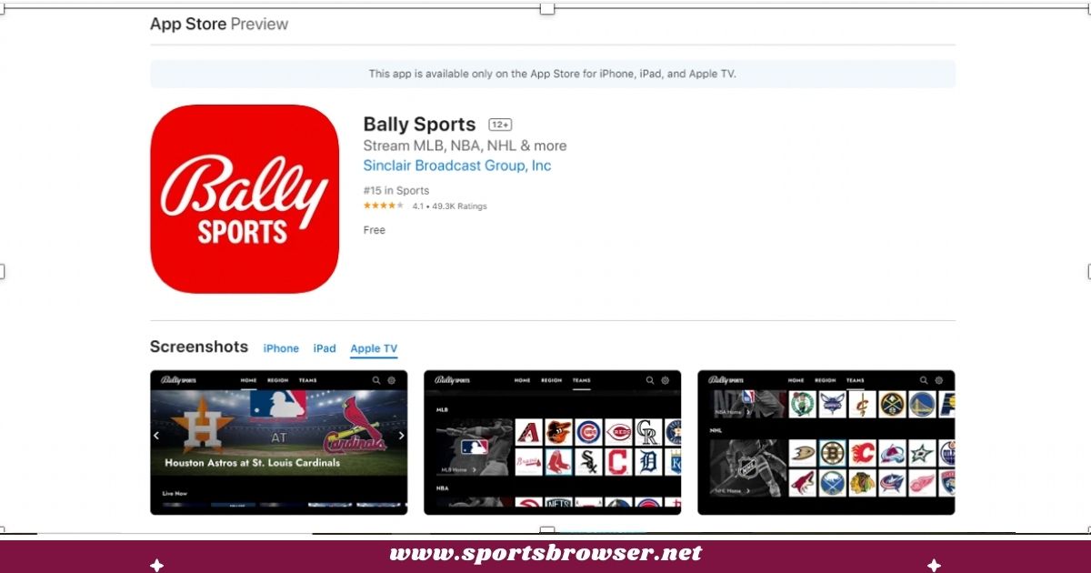 Activate FOX Sports / Fox Sports GO (Bally Sports) App on Apple TV