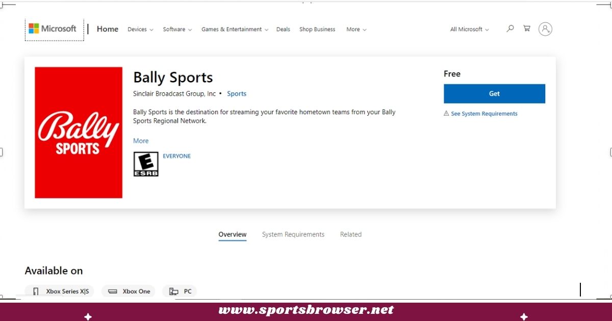 Add FOX Sports/Fox Sports GO (Bally Sports) App on Xbox