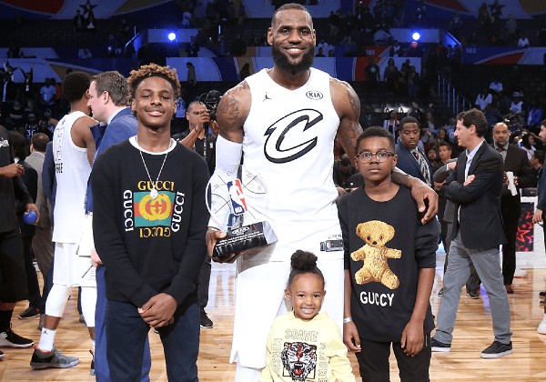 Bronny James Family