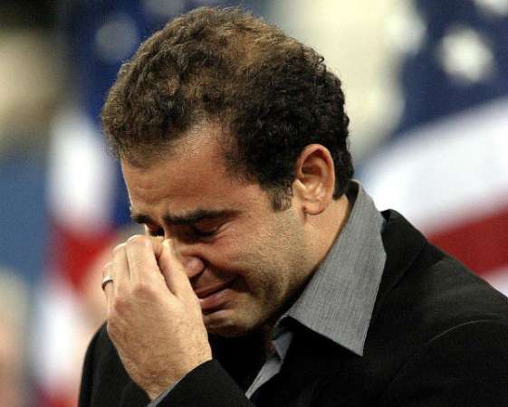 Pete Sampras Crying