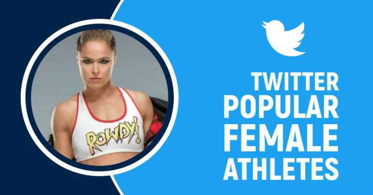 Popular Female Athletes On Twitter