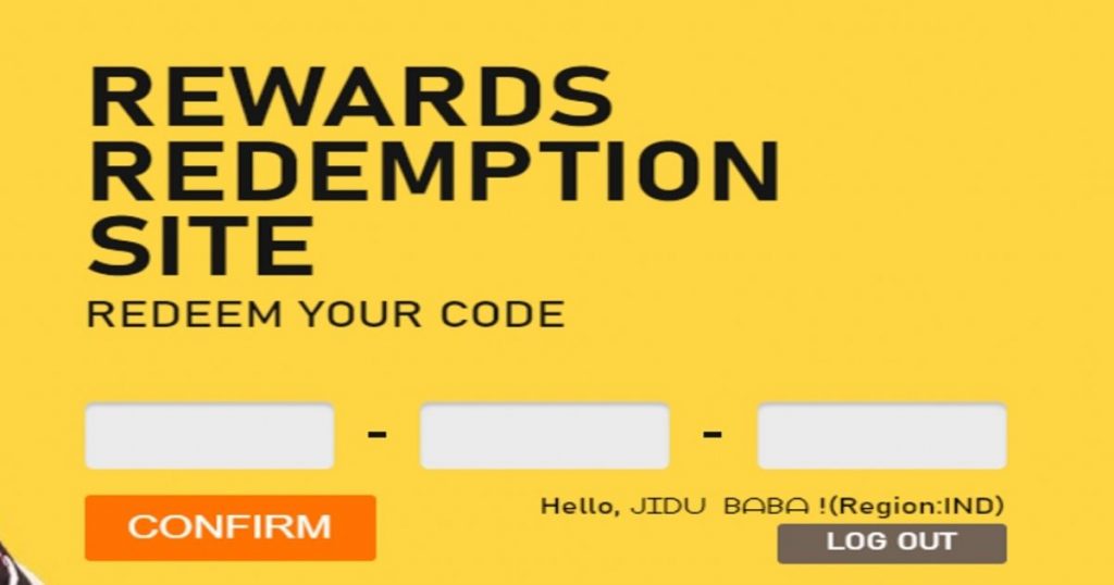 enter the Redemption Code in the given place available on the screen.