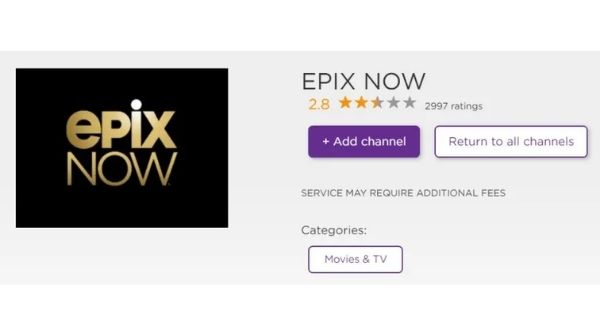 How to activate Epix Now