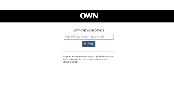 How to activate Watch OWN TV