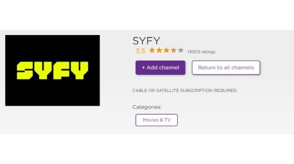 How to Activate Syfy on Any Streaming Device -Roku