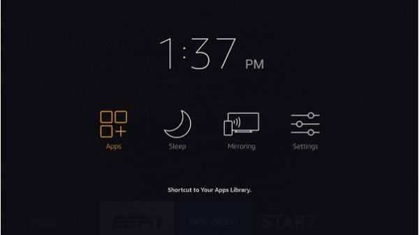 How to access fuboTV on Firestick - Turn on your firestick device, and press on the “Home” button and keep holding it for a few seconds then click on “Apps.”