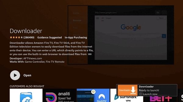How to install fuboTV on Firestick - Once installed, click on the “Open” button to run the downloader. 