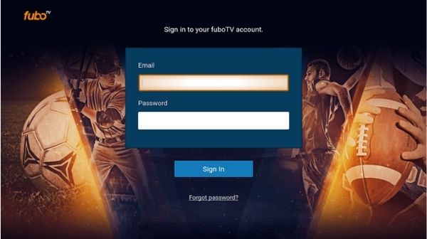 How to install fuboTV on Firestick - Now, enter sign-in credentials and start to enjoy watching fuboTV.