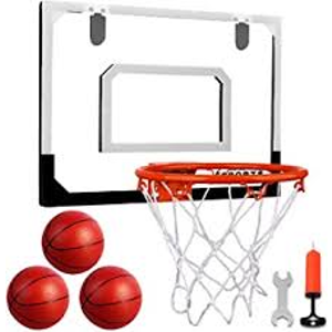 Office Shoot & Dunk Come with Mini Ball and Pump PodiuMax Mini Basketball Hoop Set for Indoor Play Basketball Wall-Mount Hoops & Goals Perfect for Bedroom 