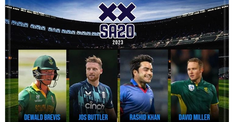 Top 10 Players at the 2023 SA20 Competition