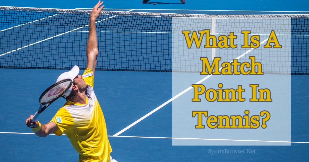 A tennis player with yellow shirt and white cap playing at Australian open, used as a featured snap of What is a match point blog.
