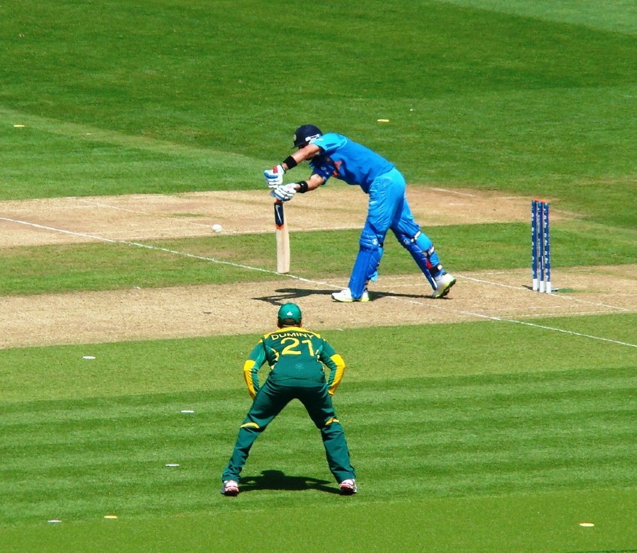Virat Kohli batting against South Africa.